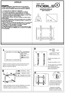 Manual de uso Mobile+ MB-TVB4235 Soporte de pared