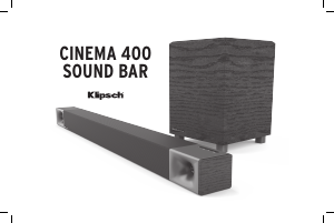 Manual Klipsch Cinema 400 Home Theater System