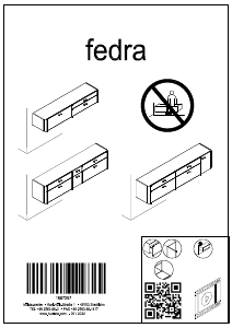 Vadovas Hülsta FEDRA Televizoriaus suoliukas