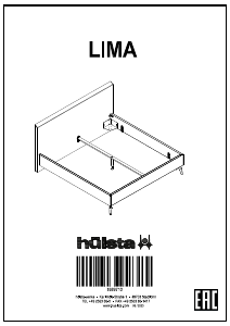 사용 설명서 Hülsta LIMA 침대틀