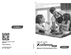 Manual de uso Coldex FG126I14SC Cocina