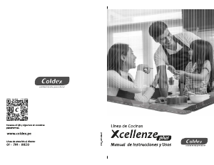 Manual de uso Coldex FG126I49SC Cocina