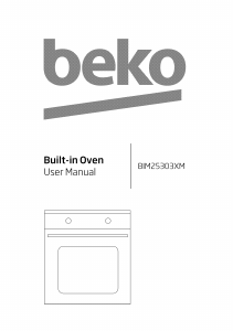 Manual BEKO BIM25303XM Oven