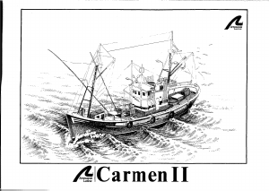 Manual Artesanía Latina set 18030 Boatkits Carmen II