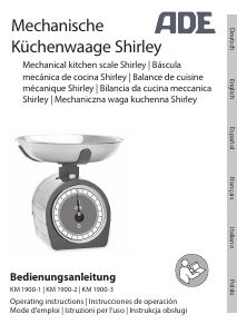 Manual ADE KM 1900 Shirley Kitchen Scale