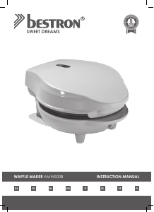 Manual Bestron AMW500B Waffle Maker