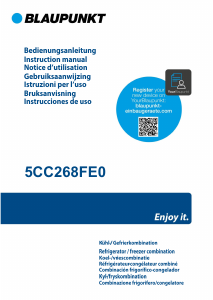 Bedienungsanleitung Blaupunkt 5CC 268FE0 Kühl-gefrierkombination