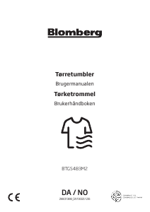 Brugsanvisning Blomberg BTGS 483 M2 Tørretumbler