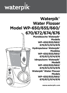 Mode d’emploi Waterpik WP-674 Hydropulseur