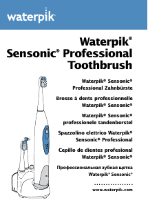 Manuale Waterpik SR-1000 Sensonic Spazzolino elettrico