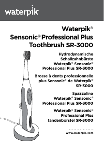 Mode d’emploi Waterpik SR-3000 Sensonic Professional Plus Brosse à dents électrique