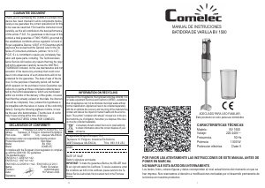 Manual de uso Comelec BV1500 Batidora de mano