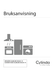 Bruksanvisning Cylinda Slimline SK260-10 Köksfläkt