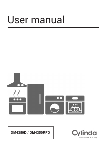 Manual Cylinda DM 4350D Dishwasher