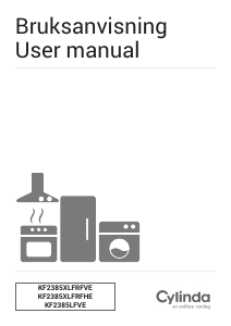 Manual Cylinda KF 2385LFVE Fridge-Freezer