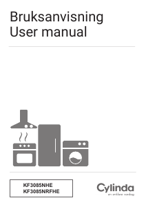 Manual Cylinda KF 3085NRFHE Fridge-Freezer