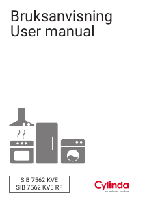 Manual Cylinda SIB 7562KVERF Range