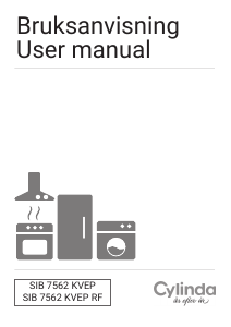 Manual Cylinda SIB 7562KVEP Range