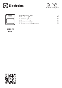 Brugsanvisning Electrolux CKB101W Ovn