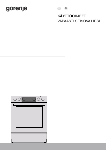 Käyttöohje Gorenje GEC5C61WPB Liesi