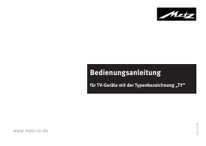 Bedienungsanleitung Metz Lunis 55 TY92 OLED fernseher