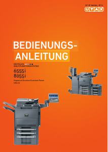 Bedienungsanleitung UTAX 6555i Multifunktionsdrucker