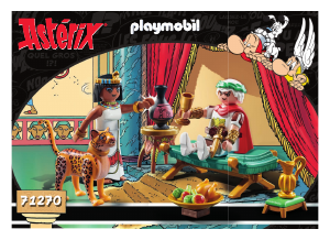 Manual Playmobil set 71270 Asterix César e Cleópatra