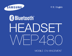 Handleiding Samsung WEP480 Headset