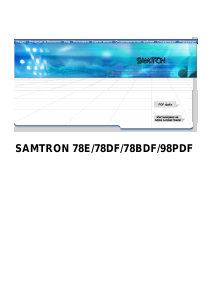 Manual Samtron 98PDF Monitor