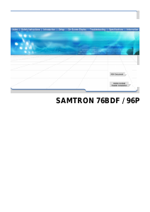 Manual Samtron 76BDF Monitor
