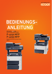 Bedienungsanleitung UTAX P-4030 MFP Multifunktionsdrucker