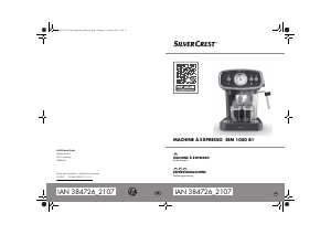 Bedienungsanleitung SilverCrest SEM 1050 B1 Espressomaschine
