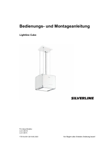 Bedienungsanleitung Silverline LLCI 400 S Lightline Cube Dunstabzugshaube