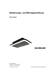 Bedienungsanleitung Silverline SLUXD 120 S Side Lighted Dunstabzugshaube