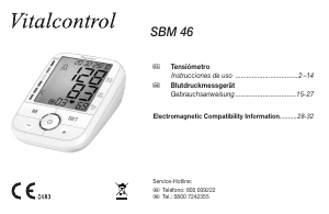 Bedienungsanleitung Vitalcontrol SBM 46 Blutdruckmessgerät