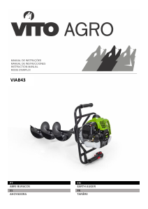 Manual Vito VIAB43 Perfurador de solo