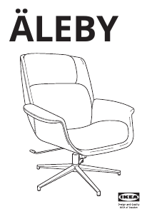 Bedienungsanleitung IKEA ALEBY Sessel