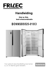 Manual Frilec BONNSBS-525-010CINOX Fridge-Freezer