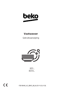 Handleiding BEKO BDSN153E3X Vaatwasser