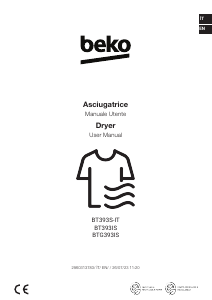 Manual BEKO BT393IS Dryer