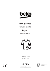 Manual BEKO EDRS723A Dryer