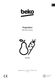 Manuale BEKO KG740 Frigorifero-congelatore