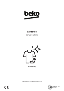 Manuale BEKO BWU394S Lavatrice