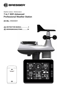 Handleiding Bresser WSX3001 Weerstation