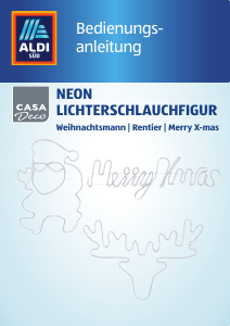 Bedienungsanleitung Casa Deco NP-LSF-SC Weihnachtsdekoration
