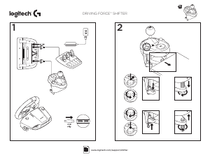 Handleiding Logitech G29 Driving Force Shifter Gamecontroller