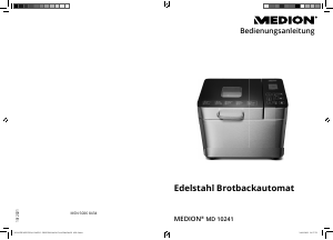 Bedienungsanleitung Medion MD 10241 Brotbackautomat