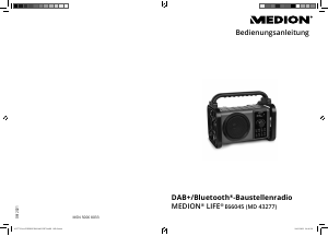 Bedienungsanleitung Medion LIFE E66045 (MD 43277) Radio