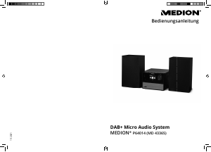 Bedienungsanleitung Medion P64014 (MD 43365) Stereoanlage