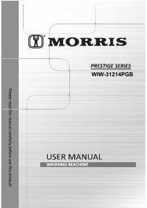 Manual Morris WIW-31214PGB Washing Machine